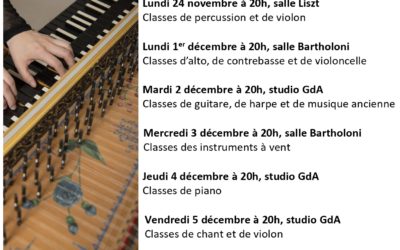 Auditions – Cursus Precollege