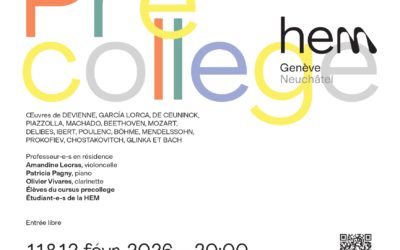 Prochains concerts | Cursus Precollege