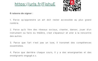 NON à la baisse de nos subventions